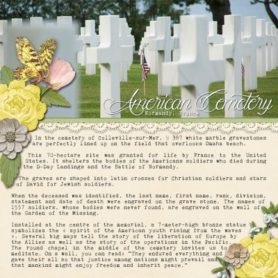 American Cemetery, Normandy France