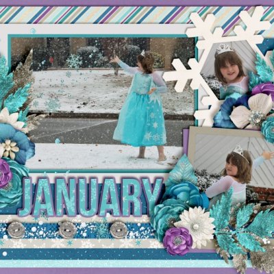 January Calendar Header