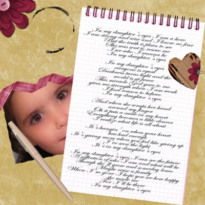 My daughter's Eyes