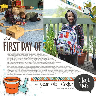 First Day of Preschool