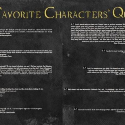 10 Things birthday challenge - 10 Favorite Characters' Quotes