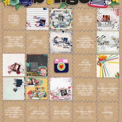 February 2016 BINGO Card