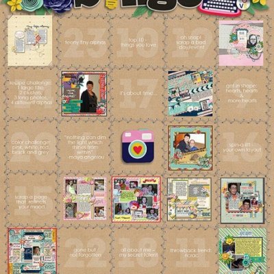 Debbie's February Bingo