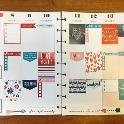 Feb Planner Pages