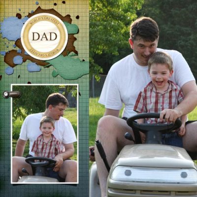 hanging with dad