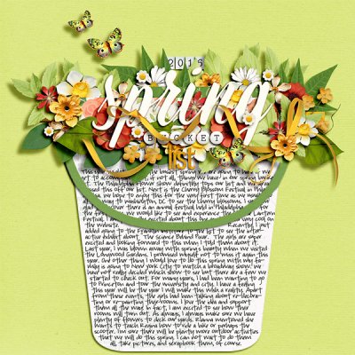 2016 Spring Bucket List