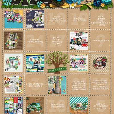 April Bingo Challenge