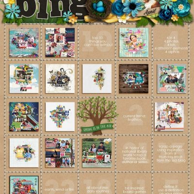 bingo card - april 2016