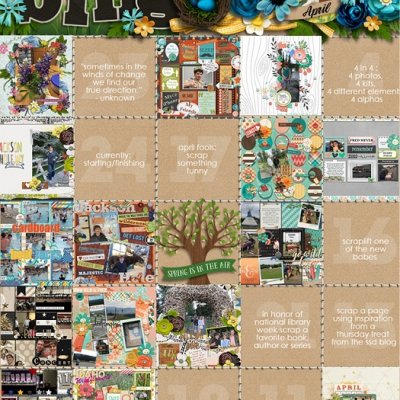 April SSD Bingo Card