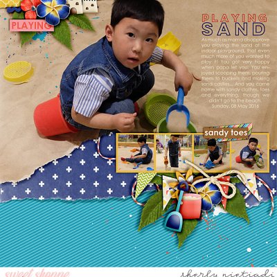 Playing sand
