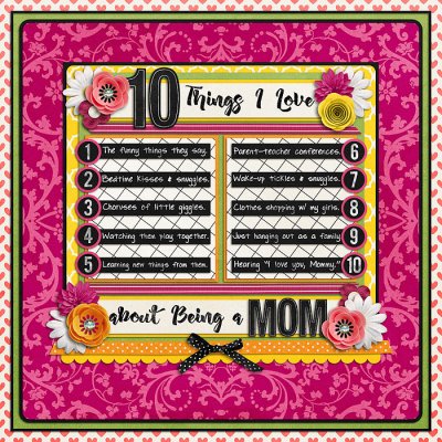 10 Things I Love about Being a Mom