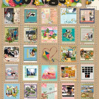 MY FINISHED BINGO CARD FOR MAY!