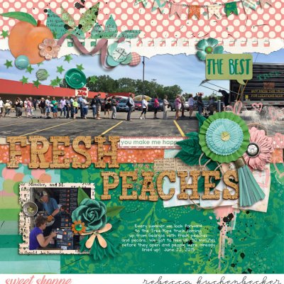 fresh peaches