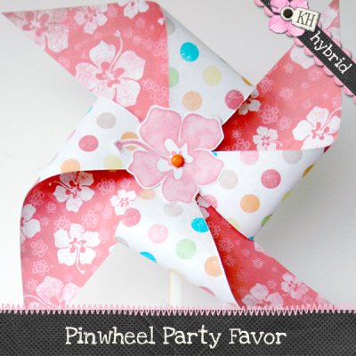 Pinwheel Party Favor