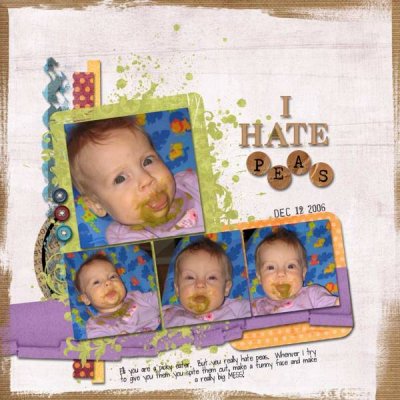 I hate peas