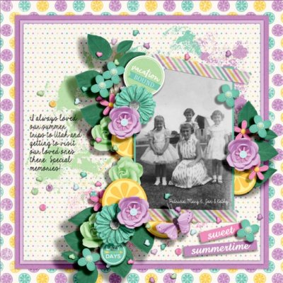 #2 TUTTI FRUITTI:  USE FRUIT ON YOUR LAYOUT