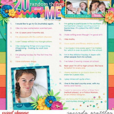 20 things about me