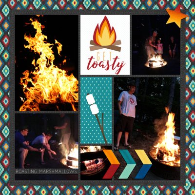4th of July bonfire 2