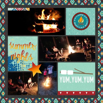 4th of July bonfire 1