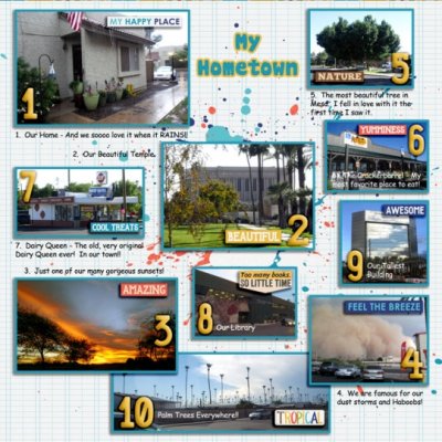 #10 TOP 10:  YOUR HOMETOWN