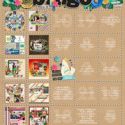 August Bingo Card