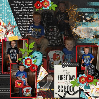 G11 (font mash up) - 1st Day of School