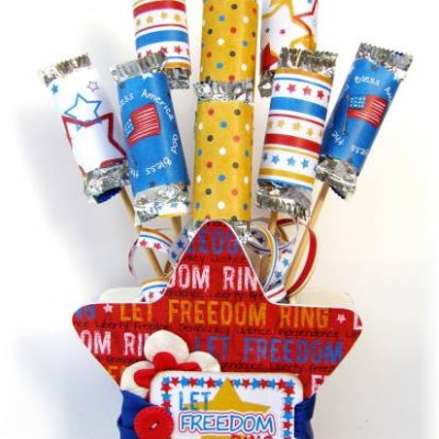 4th of July Candy Bouquet