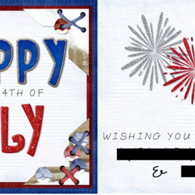 my 4th of July card