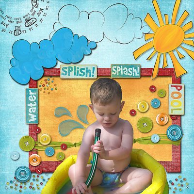 Playing in the pool