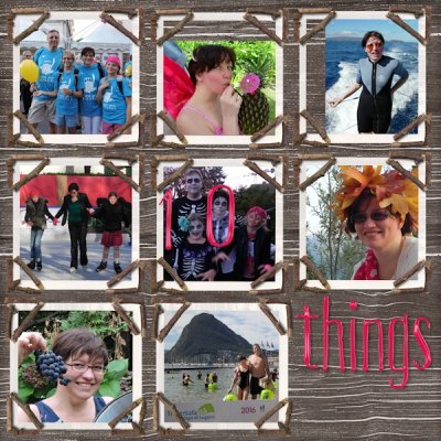 April bingo 10 - top ten things to wear