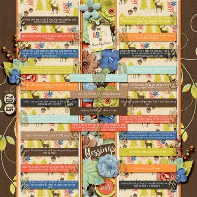 ABC's of Thankfulness