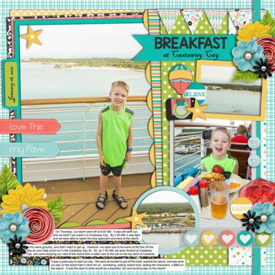 Breakfast at Castaway Cay
