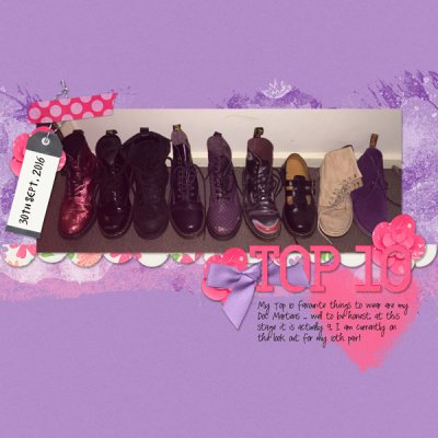 Sept Bingo #10 - Top 10 Things to Wear