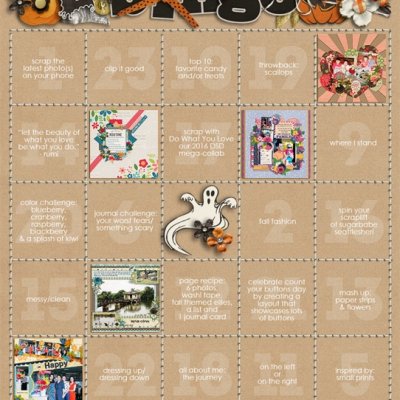 Oct Bingo Challenge - Easy Mode