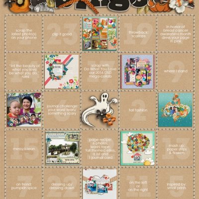 Oct Bingo Challenge - Hard mode