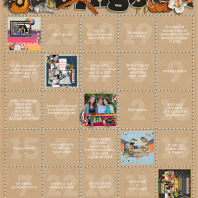 Oct Bingo Challenge Easy