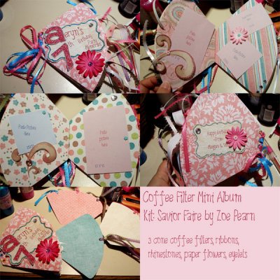 Coffee Filter Mini Album