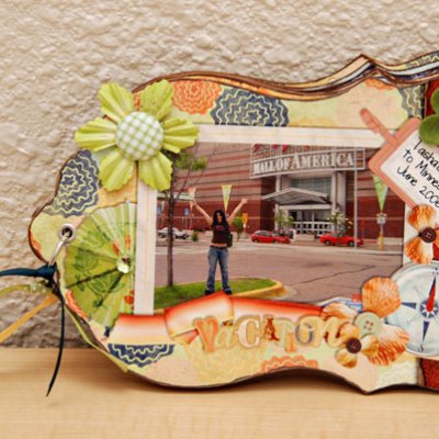 Holiday in the Sun Luggage Tag Album *hybrid*