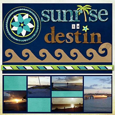 Cookie Decorating #40 - Sunrise in Destin