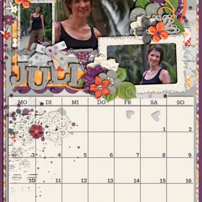 2017 Calendar - July