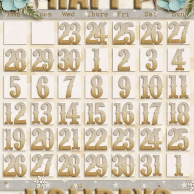 Dec Daily - Calendar