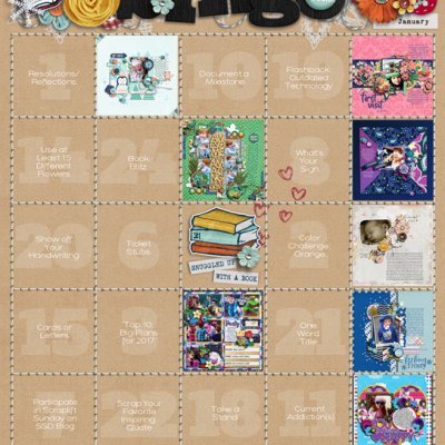 January 2017 Bingo Card