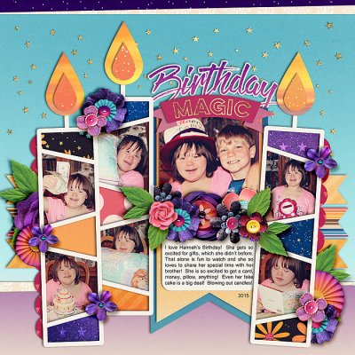 Magical Birthday Girl Trio Pack 37