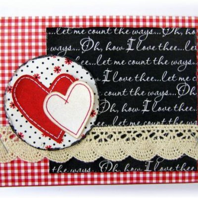 "Oh, how I love thee..."Card