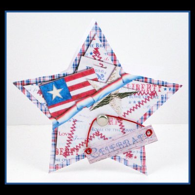 {Hybrid Card} Patriotic Birthday