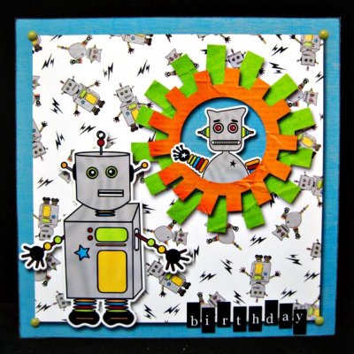 Birthday Robots (hybrid card)