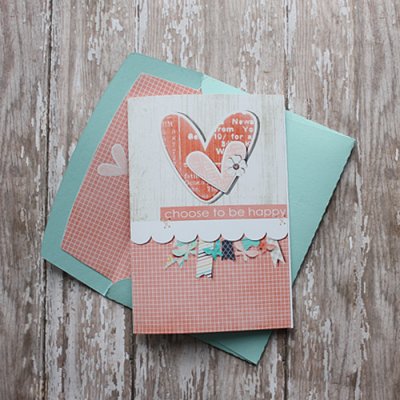 Card with matching envie