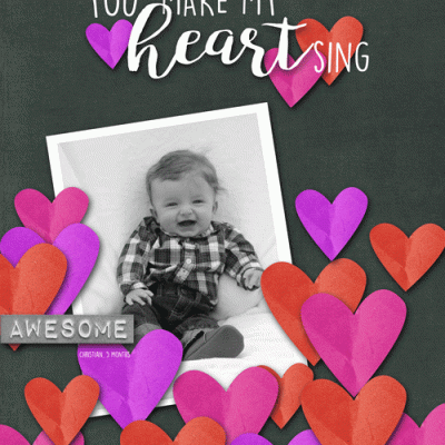 feb bingo lots of hearts