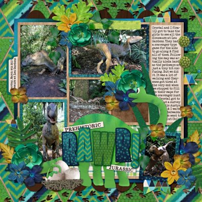 Dinosaurs at Leu Gardens Left