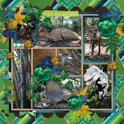 Dinosaurs at Leu Gardens Right